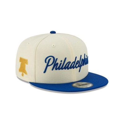 Brown Philadelphia 76ers Hat - New Era NBA 2019 NBA Authentics City Series 9FIFTY Snapback Caps USA6912873